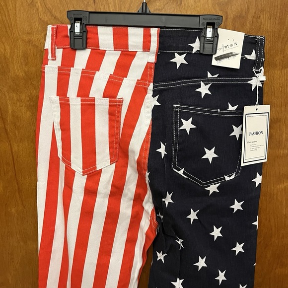 American Flag Women's Flair Leg Jeans Size 10 NWT by Fashion Denim Co - Picture 6 of 14